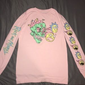 RICK AND MORTY Pink Long-Sleeve